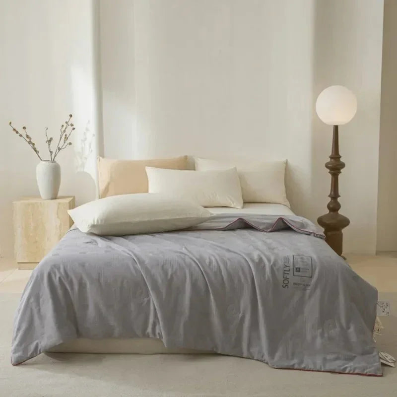 Yamileth premium jacquardquilt, gelijkmatige vulling, comfort het hele jaar door