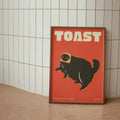 Modern Minimalist Black Cat Wall Art — Bold Graphic Design