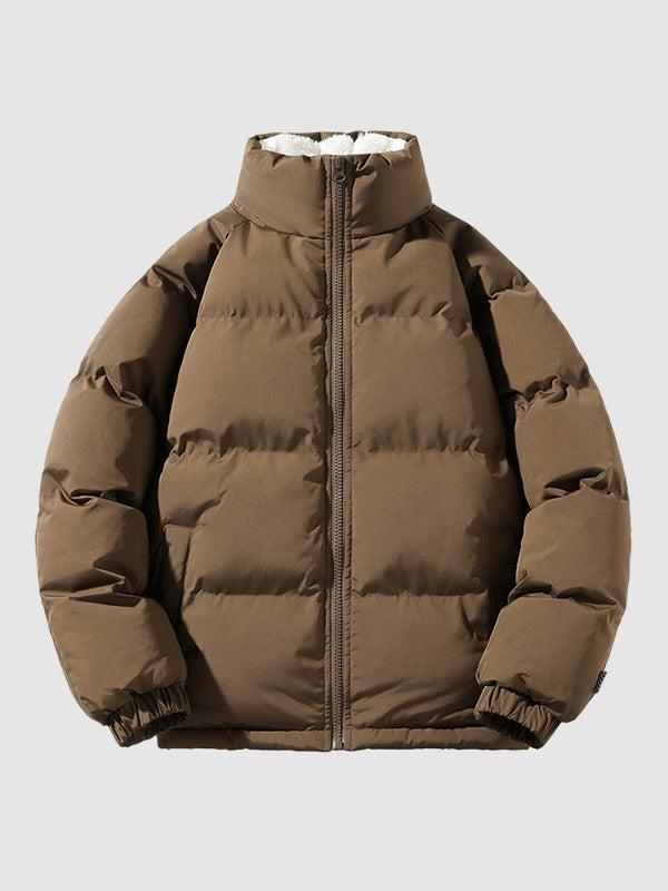 Men's Insulated Puffer Jacket For Cold Weather Warmth