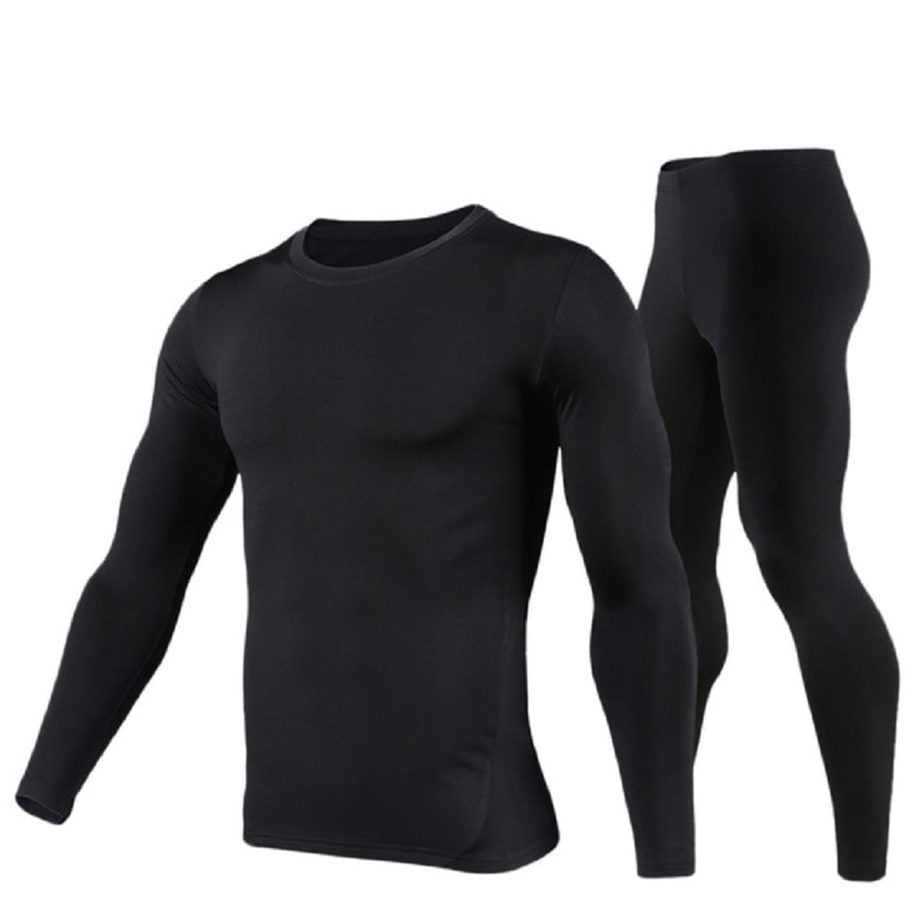 Conjunto de roupa interior térmica comprida aquecida para homem, alimentação USB, costuras planas