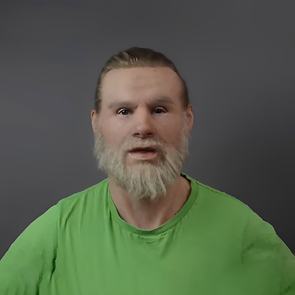 Mască realistă din silicon pentru tot capul, cu aspect de bătrân - păr facial și pieptar