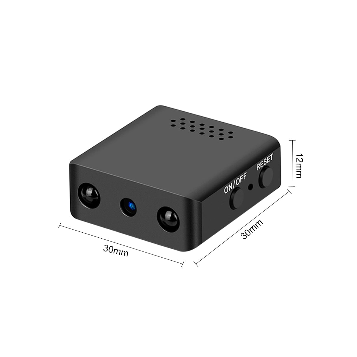 Mini Spy Security Camera Compact HD Design Wireless Audio Night Vision Unit