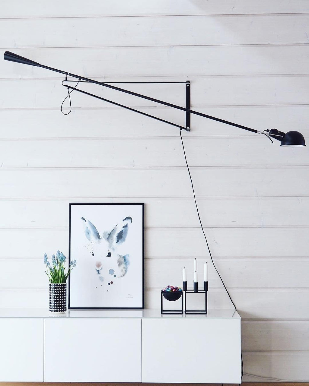 Lampada da parete orientabile e regolabile, illuminazione direzionale industriale