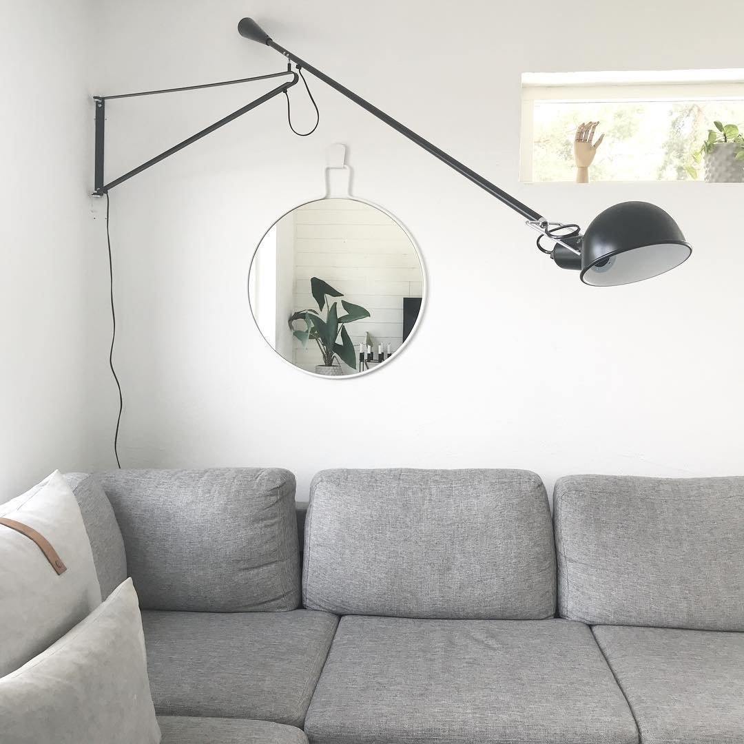 Lampada da parete orientabile e regolabile, illuminazione direzionale industriale