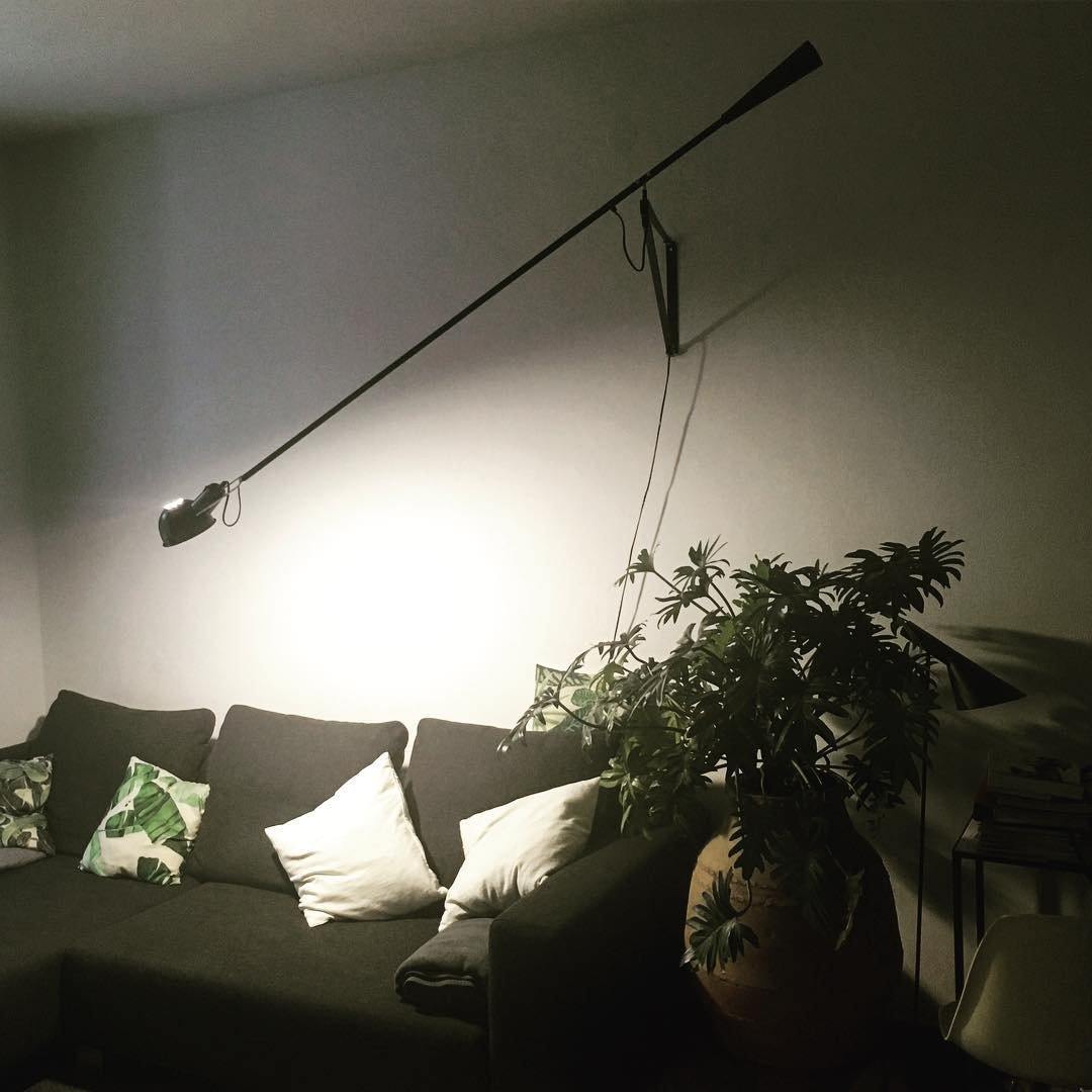 Lampada da parete orientabile e regolabile, illuminazione direzionale industriale