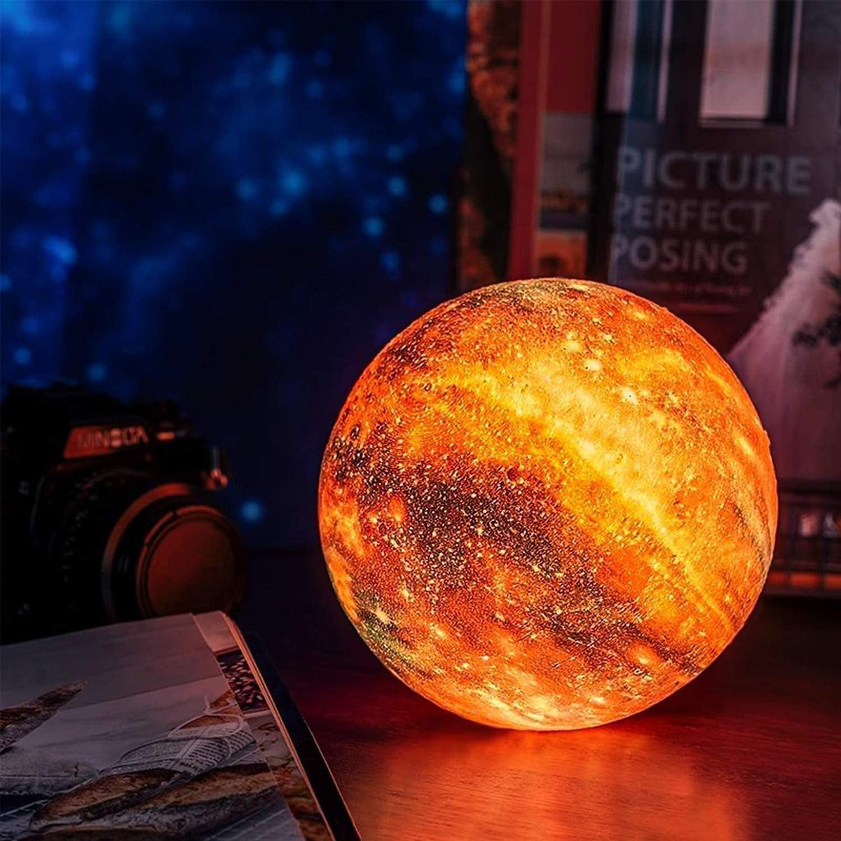Lampada notturna con proiettore di stelle – Disponibile in 4 misure | ribuella