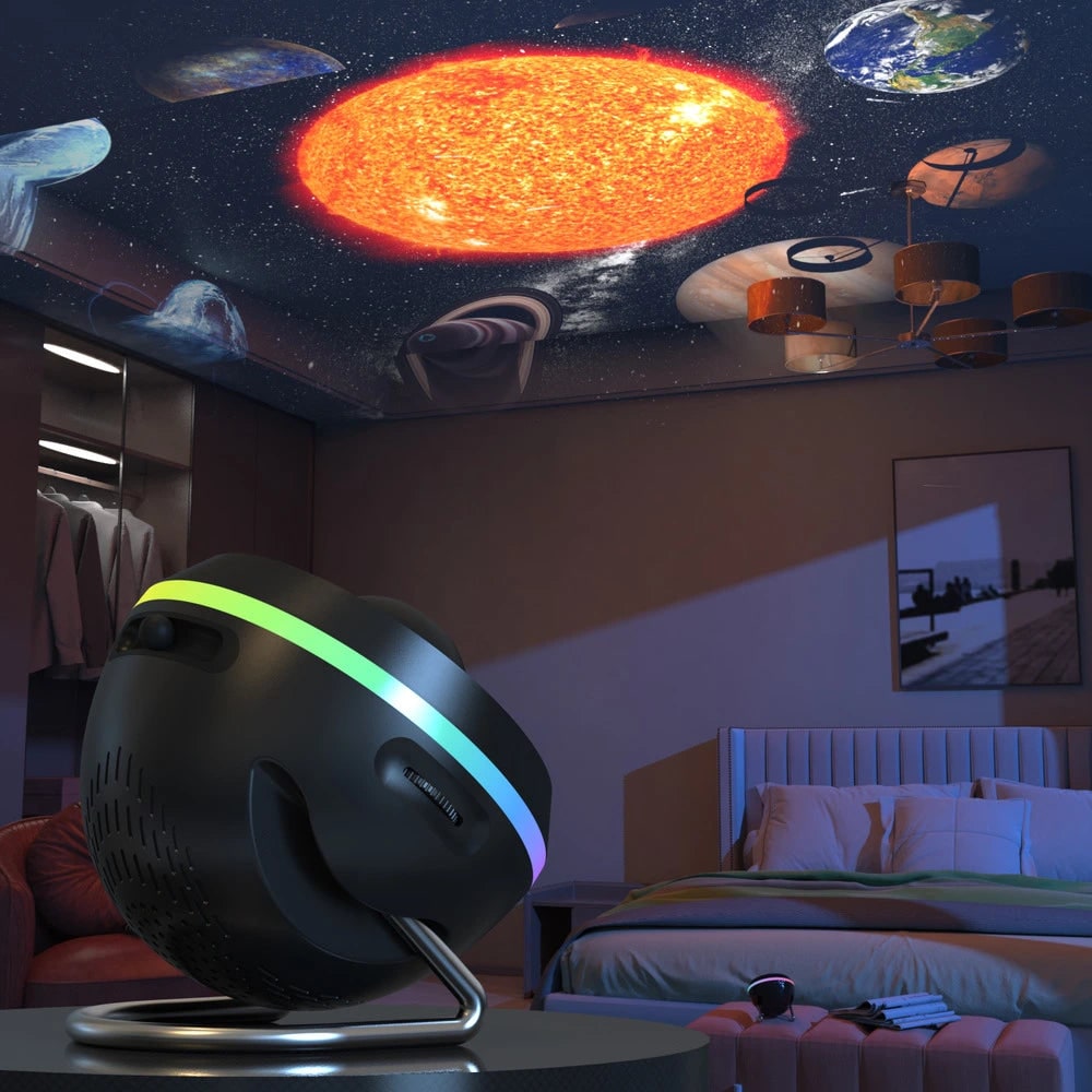 Nebula-Projektor — tragbare LED-Galaxie-Sternenbeleuchtung mit verstellbarem Standfuß