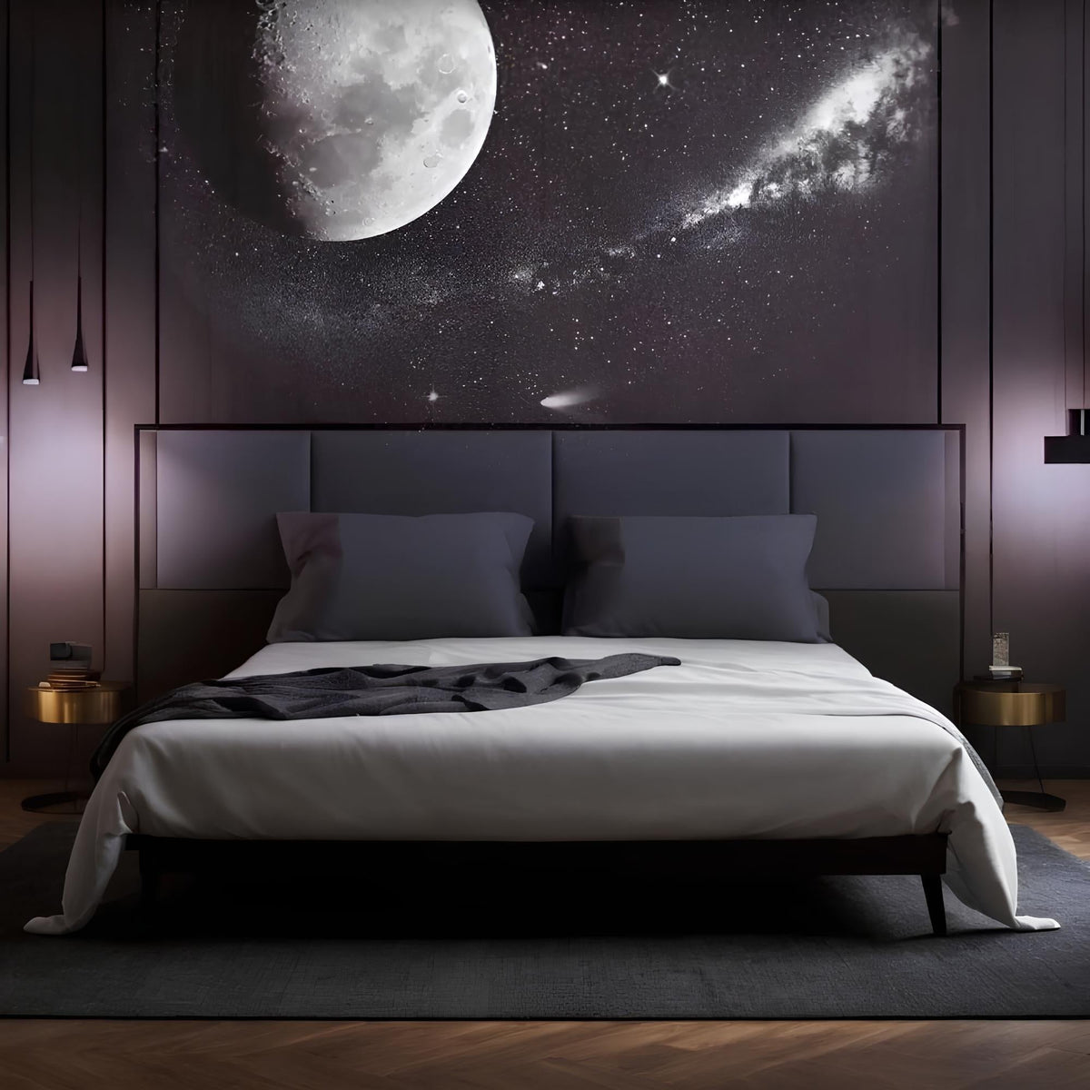 Nebula-Projektor — tragbare LED-Galaxie-Sternenbeleuchtung mit verstellbarem Standfuß