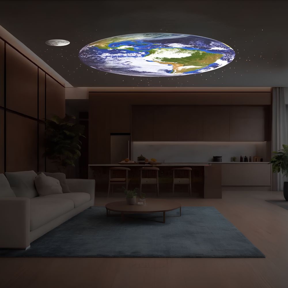 Proiettore nebulosa - luce LED portatile con galassia e stelle, supporto regolabile