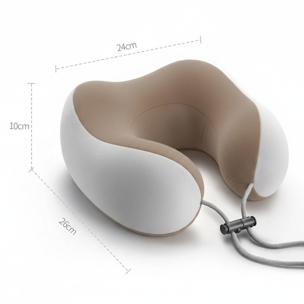 Rechargeable U-Shaped Neck & Shoulder Heating Massage Pillow
