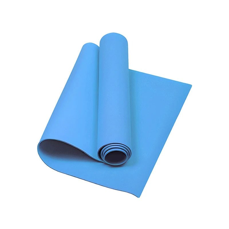 4mm Foldable Yoga Mat, Lightweight Eva Foam - Non-Slip, Pilates Grid Lines, Portable