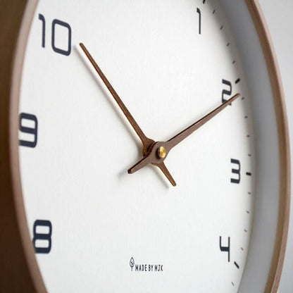 Tranquil Timekeeper – Stylish Silent Wood Wall Clock | ribuella
