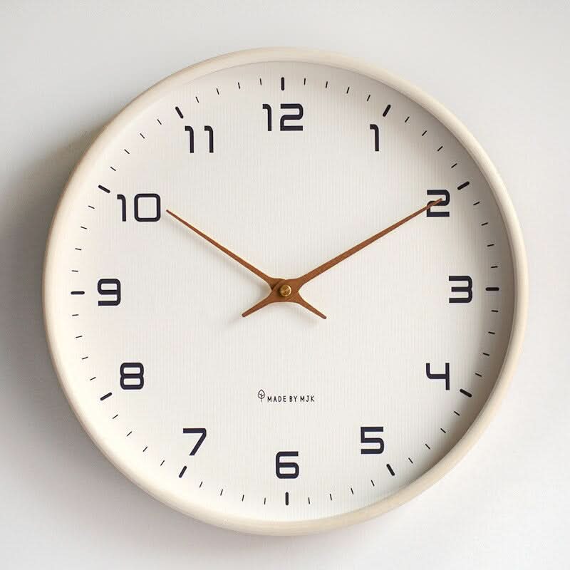 Tranquil Timekeeper – Stylish Silent Wood Wall Clock | ribuella