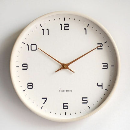 Tranquil Timekeeper – Stylish Silent Wood Wall Clock | ribuella