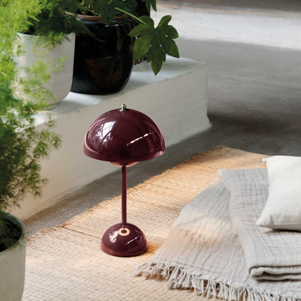 Stolní lampa v retro stylu – bezdrátová se 3 nastavitelnými úrovněmi jasu | ribuella