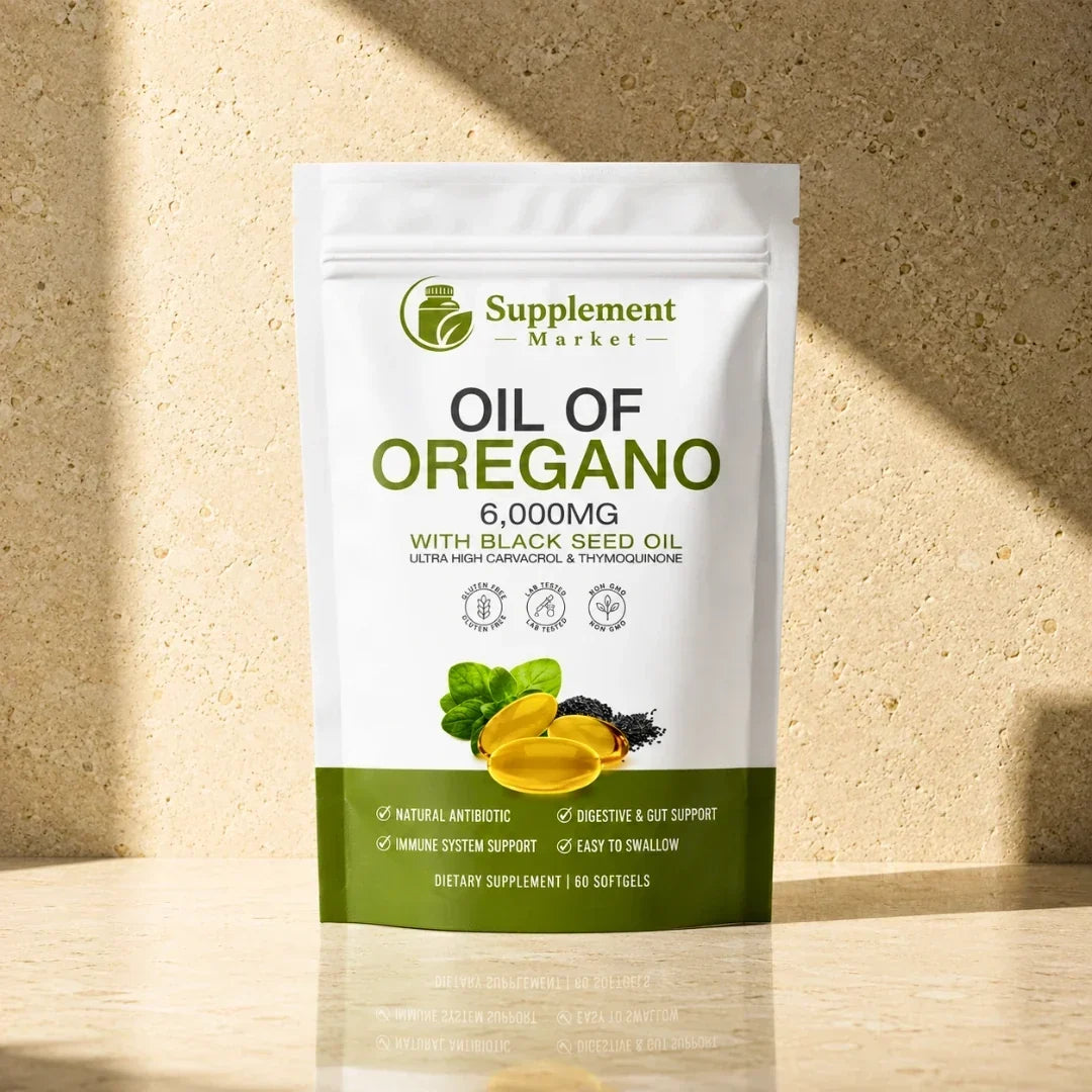 Perle di olio di origano e olio di cumino nero — supporto immunitario
