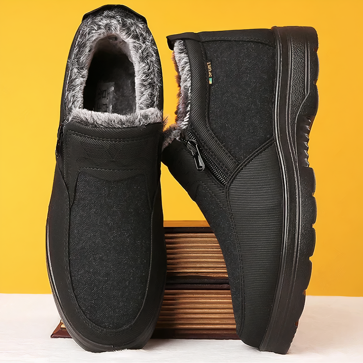 Men's Orthopedic Winter Boots — Warm, Cushioned, Moisture-Resistant