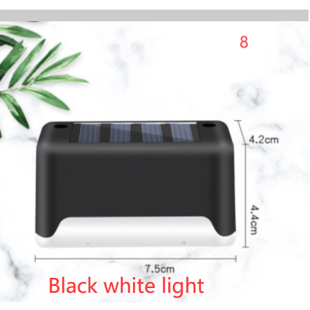 Buitenlampen op zonne-energie voor terras en schutting, draadloze trapverlichting, automatisch van schemering tot dageraad