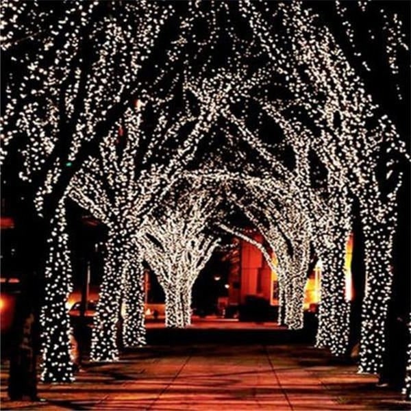 Outdoor Solar Fairy String Lights — 17 Meters, 100 LED, Adjustable Panel