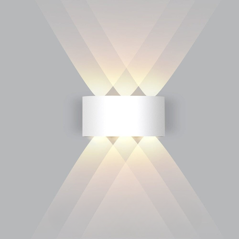 Outdoor LED Wall Sconce, Up And Down Lighting, Slim Weatherproof Design