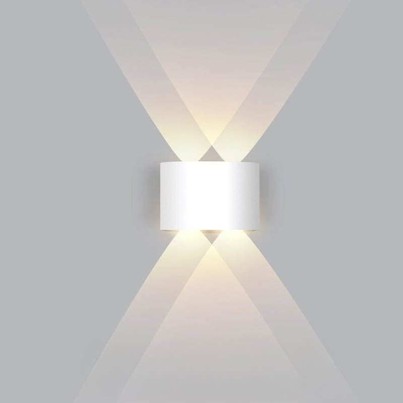 Outdoor LED Wall Sconce, Up And Down Lighting, Slim Weatherproof Design