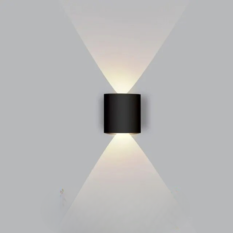 Outdoor LED Wall Sconce, Up And Down Lighting, Slim Weatherproof Design