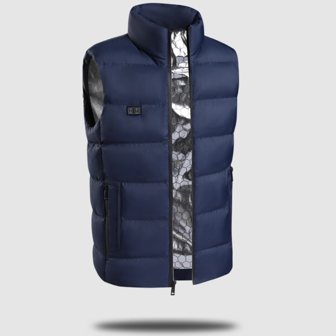 Unisex Rechargeable Heated Gilet — Adjustable Body Warmer Vest