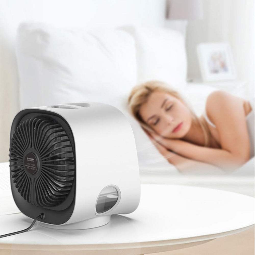 Portable Personal Air Cooler Fan Space Saving Design Quick Airflow Desk Cooling