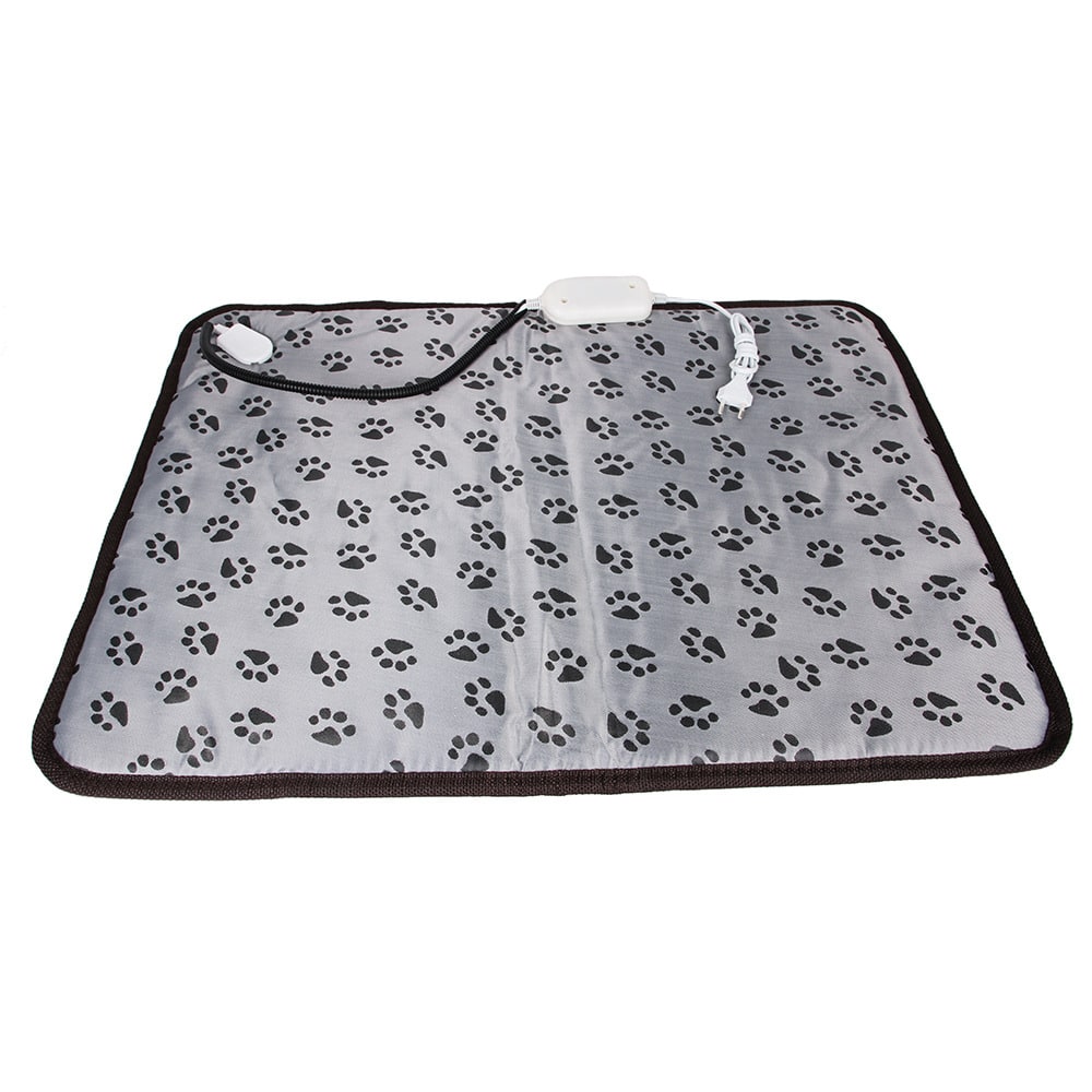 Electric Pet Heating Pad, Waterproof Cord Sleeve, Adjustable Temperature Control