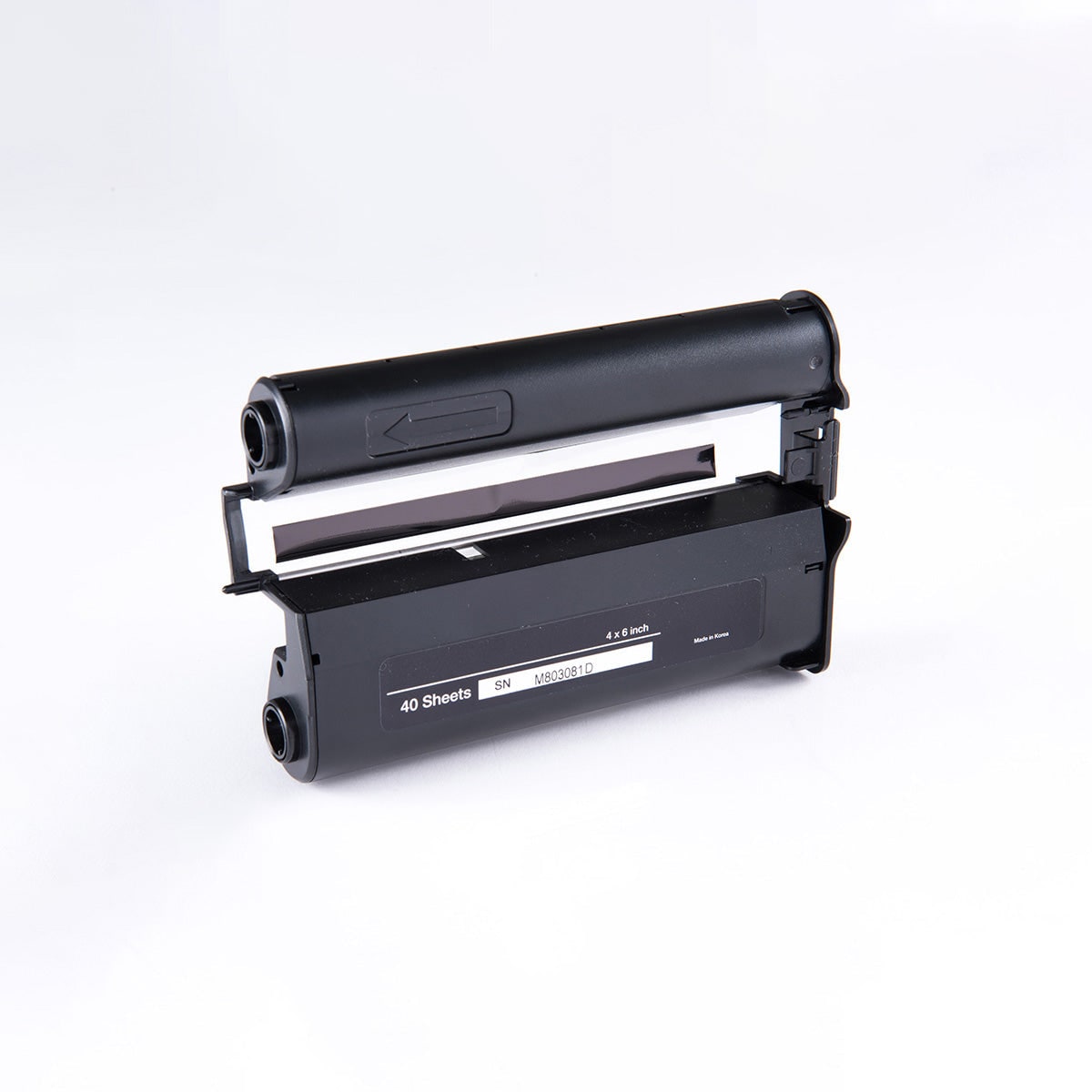 Photo Printer Refill Kit, Ribbon Cartridge, 40 Sheets 4x6 Perforated Paper
