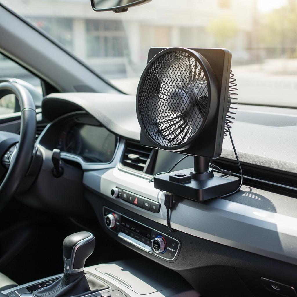 USB Powered Portable Cooling Fan 360 Rotatable Swivel Head Compact