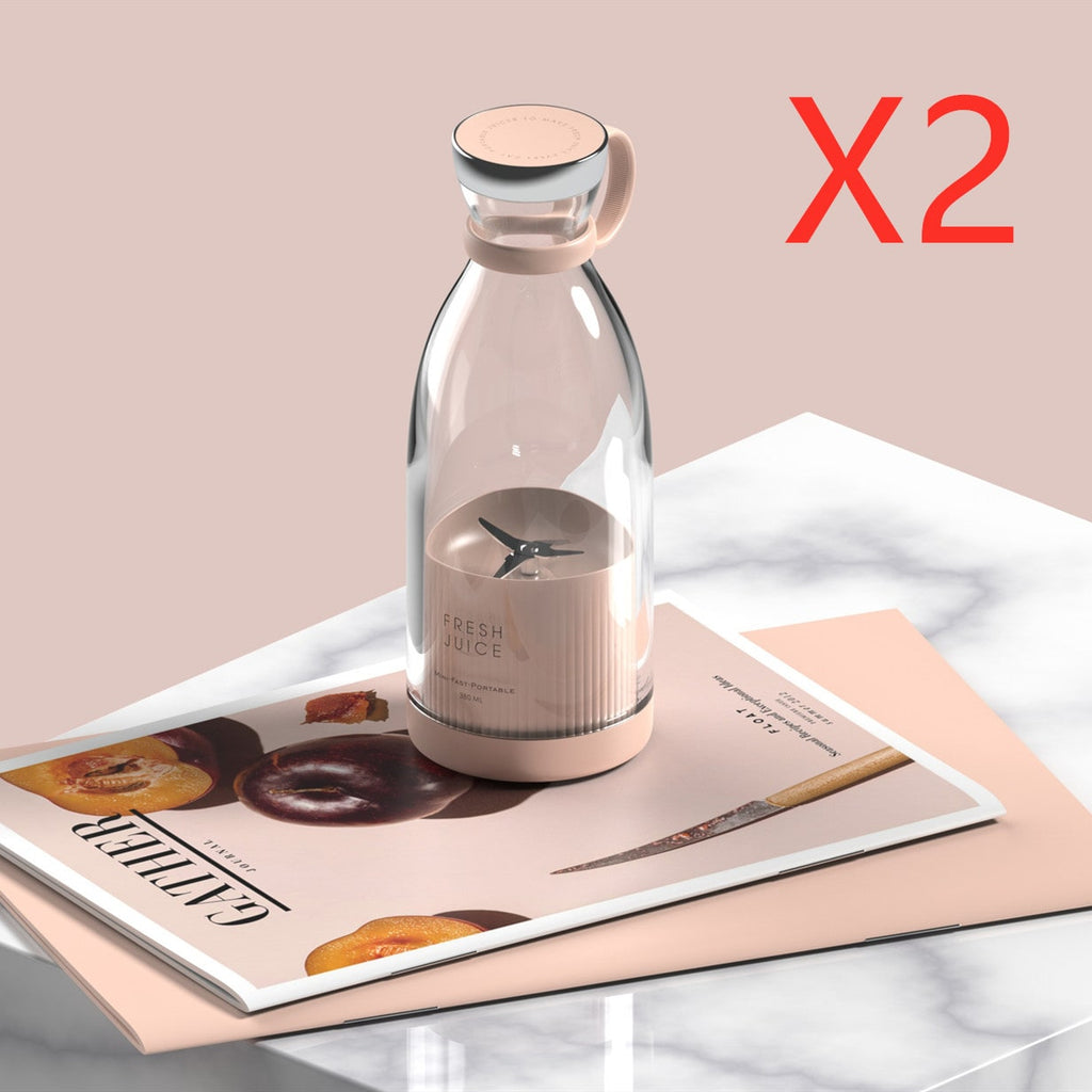 Blender portable rechargeable par USB - moteur puissant et lames en acier inoxydable
