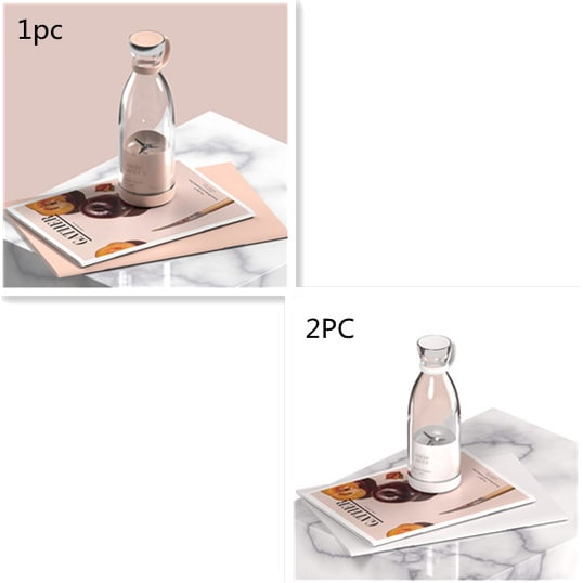 Blender portable rechargeable par USB - moteur puissant et lames en acier inoxydable