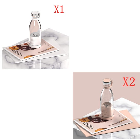 Blender portable rechargeable par USB - moteur puissant et lames en acier inoxydable