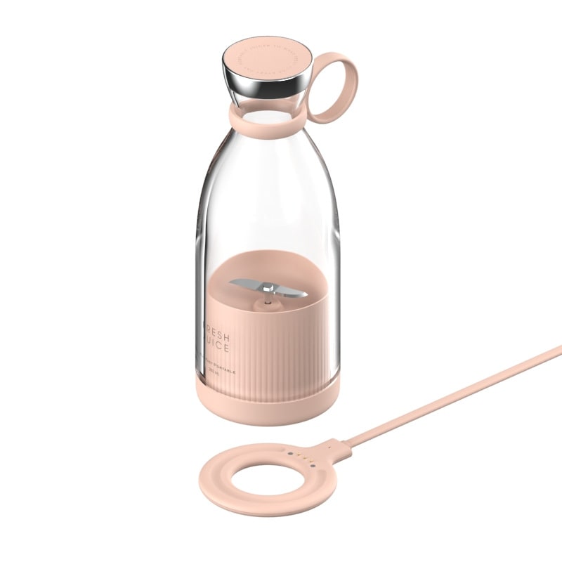 Blender portable rechargeable par USB - moteur puissant et lames en acier inoxydable