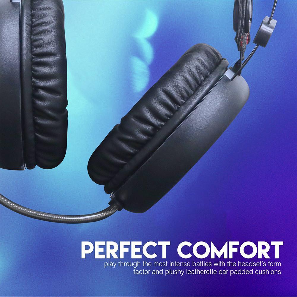 Concord Over-Ear Gaming Headset Rgb Lighting Noise Cancelling Microphone