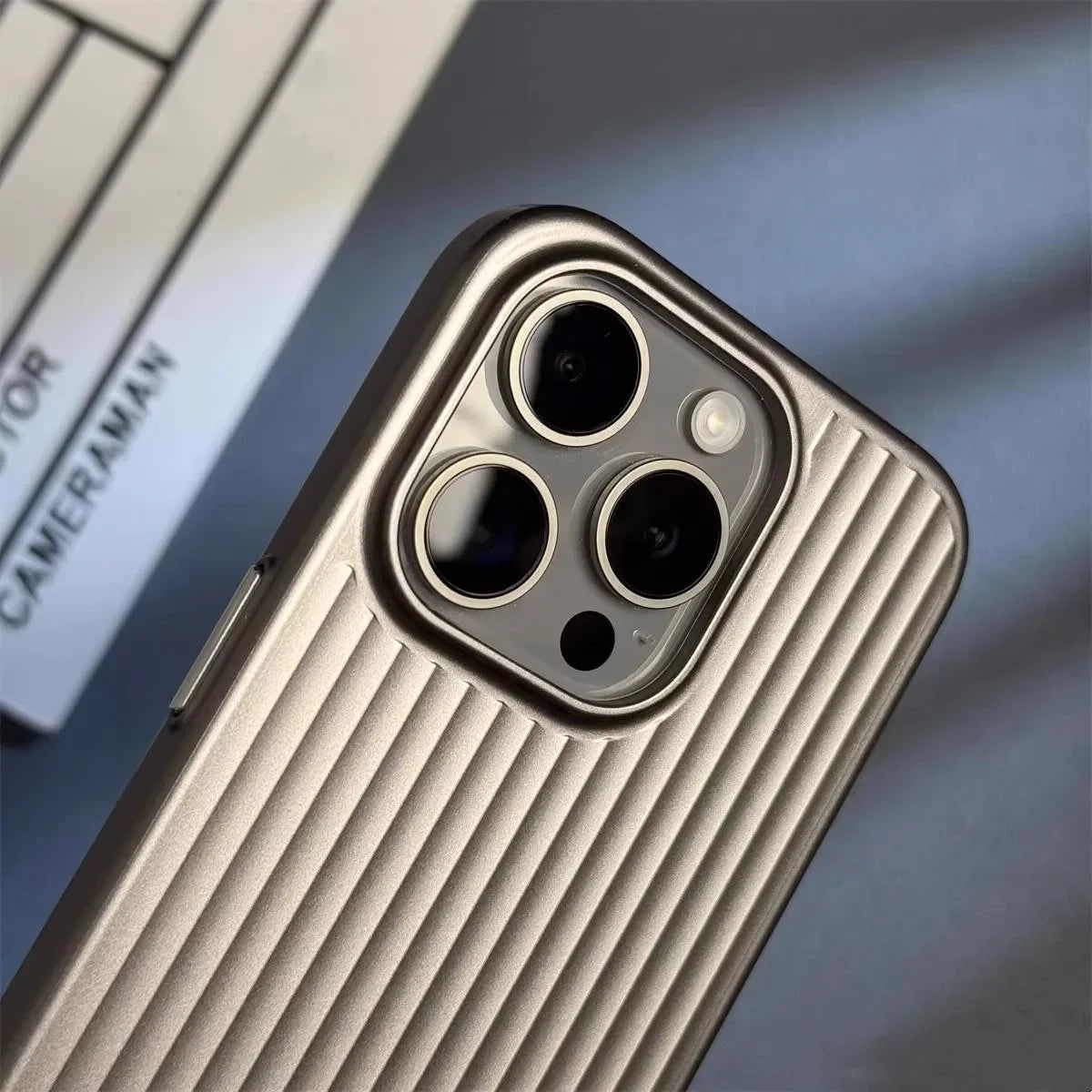 Lightweight Protective iPhone Case Slim Ribbed Matte Finish Scratch Resistant Cover
