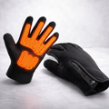 Gants chauffants rechargeables - coque étanche, bouts des doigts compatibles avec les écrans tactiles, paume antidérapante