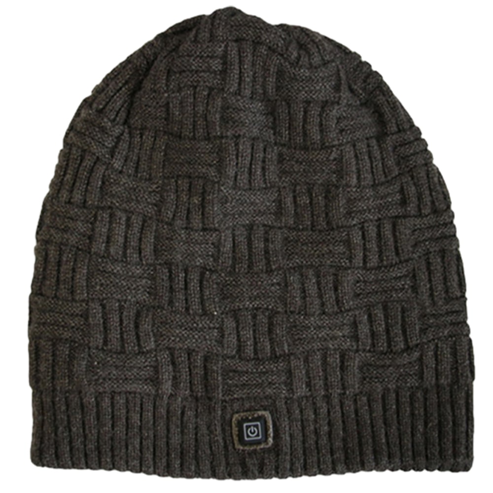 Gorro aquecido recarregável - design com abas para as orelhas, bateria de 3400mAh incluída