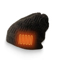 Gorro aquecido recarregável - design com abas para as orelhas, bateria de 3400mAh incluída
