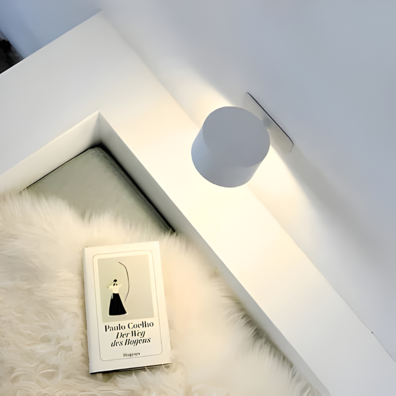 Wireless Rechargeable Wall Sconce — 360° Magnetic Mount, Outdoor LED Lighting
