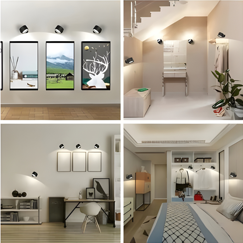 Wireless Rechargeable Wall Sconce — 360° Magnetic Mount, Outdoor LED Lighting