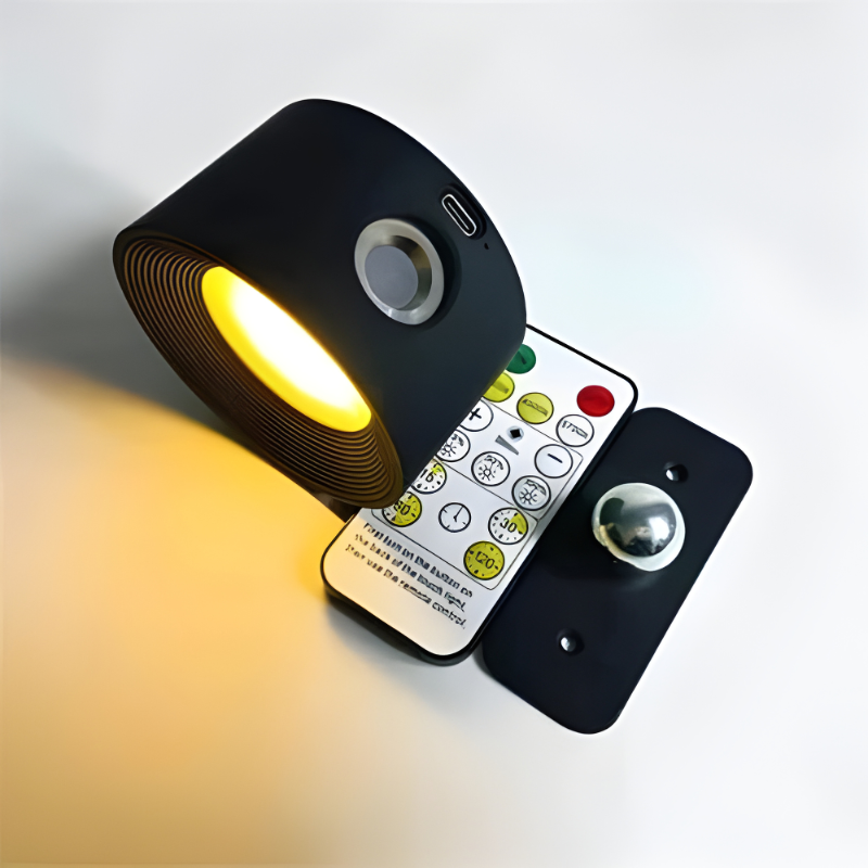 Wireless Rechargeable Wall Sconce — 360° Magnetic Mount, Outdoor LED Lighting