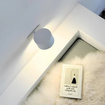 Applique murale moderne rechargeable - rotule magnétique à 360°, éclairage LED sans fil