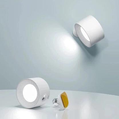 Applique murale moderne rechargeable - rotule magnétique à 360°, éclairage LED sans fil