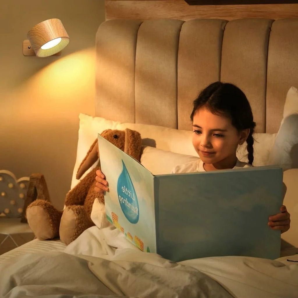 Applique murale moderne rechargeable - rotule magnétique à 360°, éclairage LED sans fil