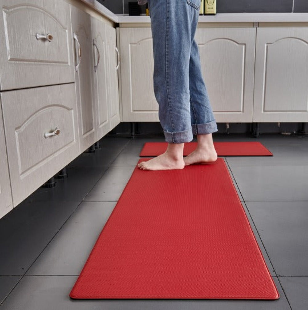 Anti-Fatigue Cushioned Kitchen Floor Mat - Ergonomic Joint Support