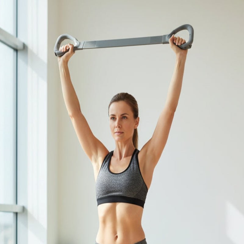 Figure 8 Resistance Band - Loop Handles, Textured Grip, Controlled Tension