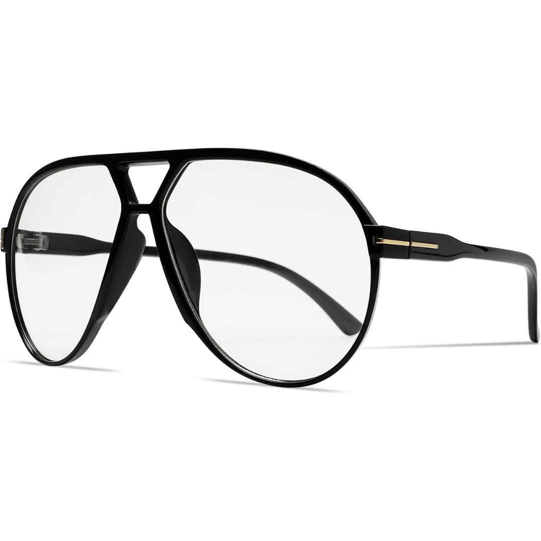 Retro Oversized Sunglasses – UV400 Protection Aviator Style | ribuella