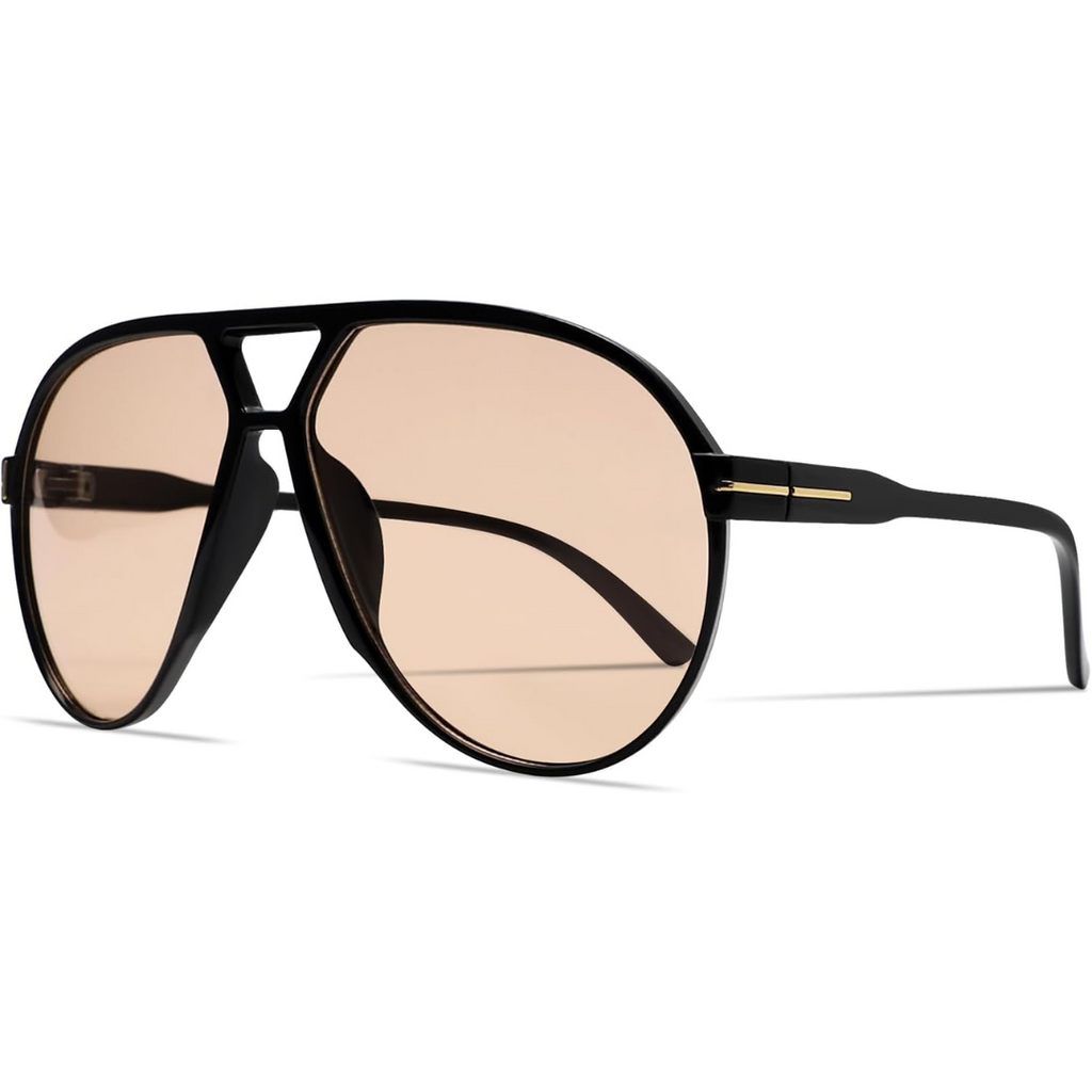 Retro Oversized Sunglasses – UV400 Protection Aviator Style | ribuella